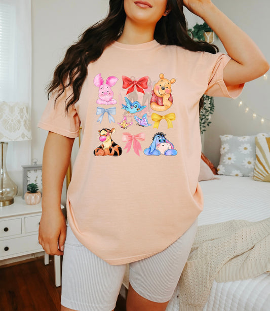 Pooh friends and bows