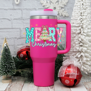 Merry Christmas pink