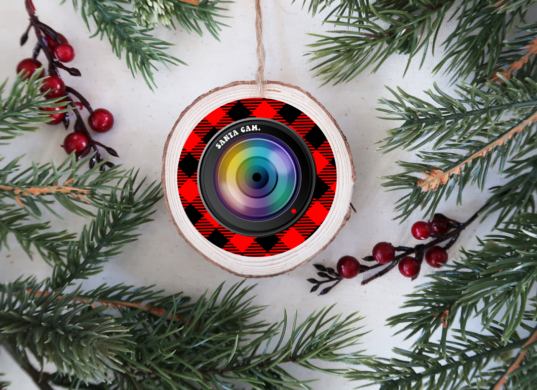 Santa Cam plaid (quantity of 6)