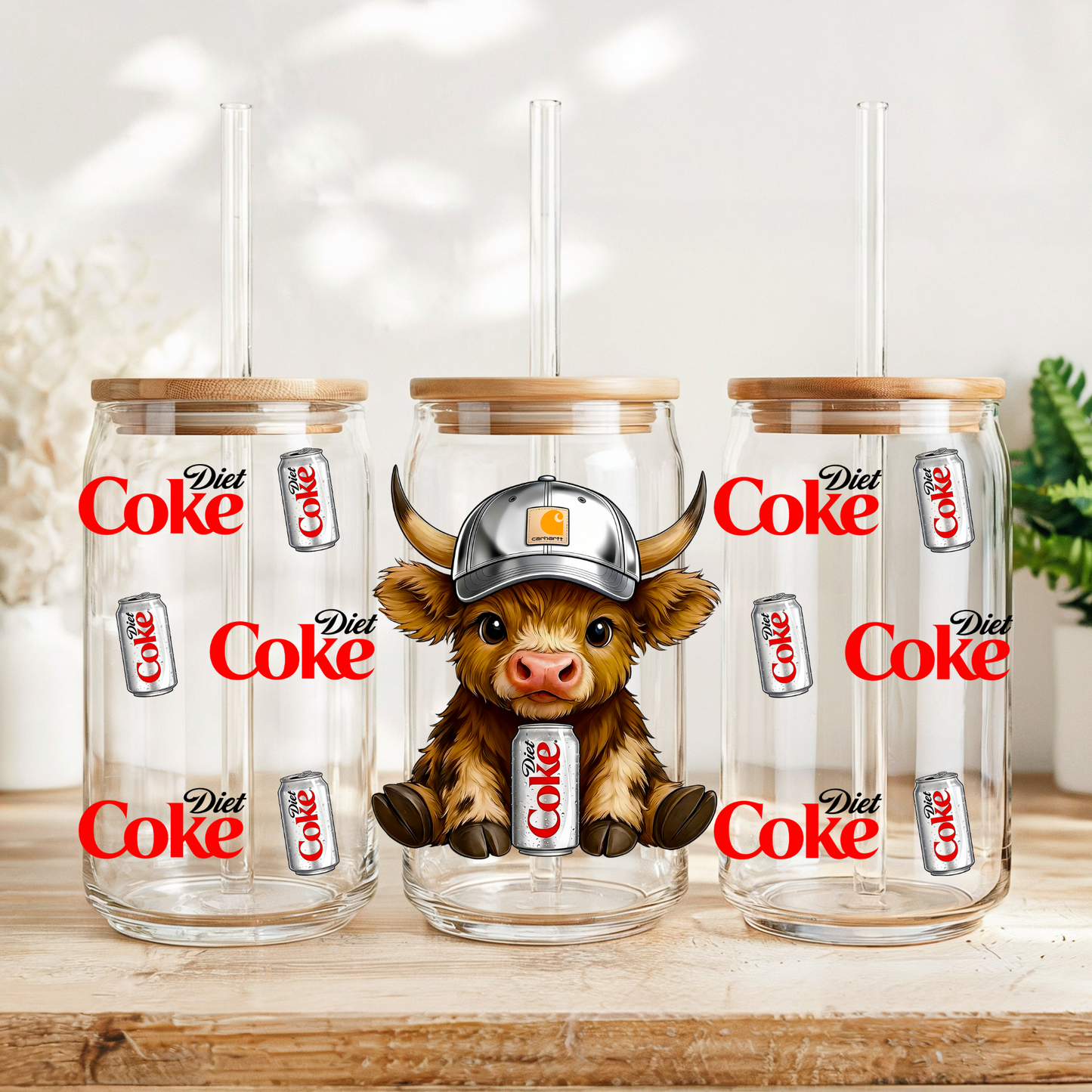 Cow diet soda
