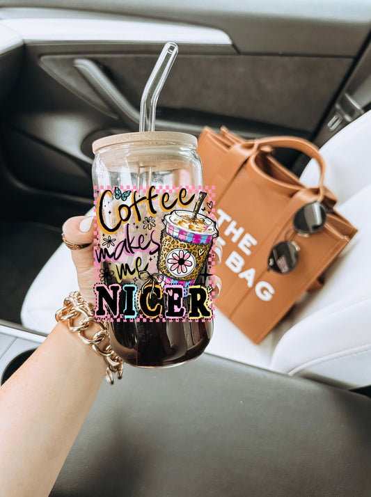 Coffee makes me nicer