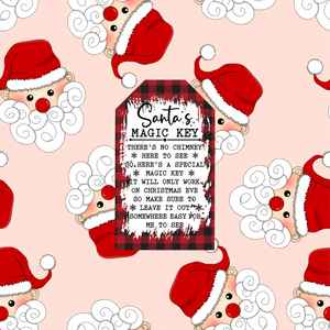 Santa Key red/black Plaid