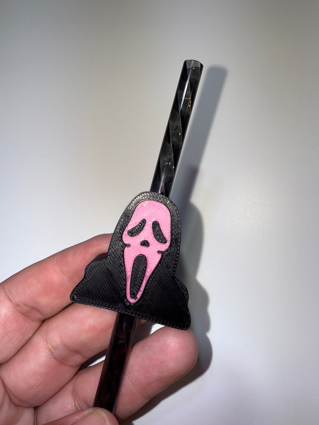 Pink Ghost Face