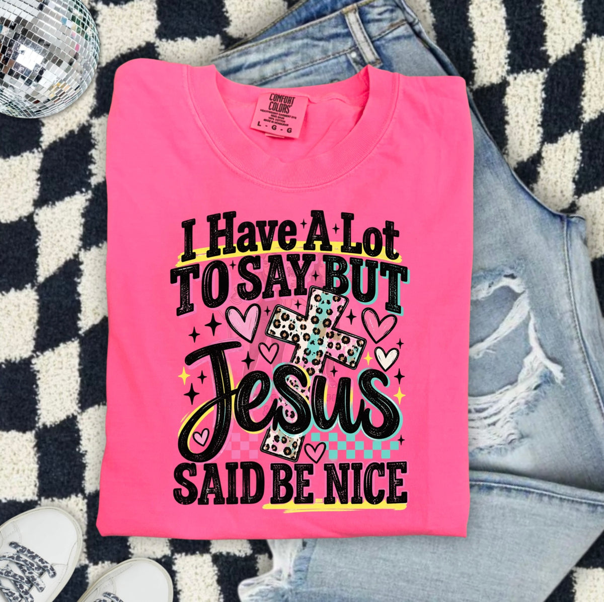 I have a lot to say, but Jesus said be nice